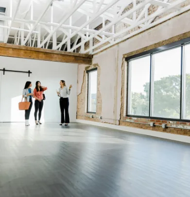Commercial office fitout plastering